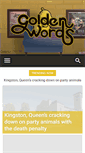 Mobile Screenshot of goldenwords.ca