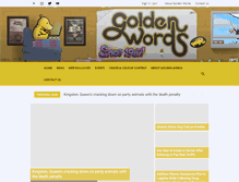 Tablet Screenshot of goldenwords.ca